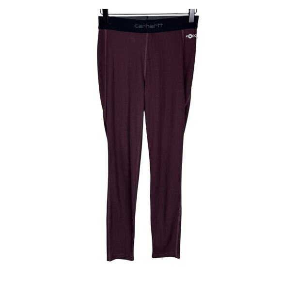 Carhartt Women's Force Midweight Waffle Knit Base Layer Leggings Pant UM0198W - Picture 1 of 6